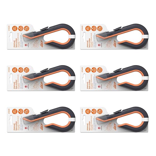 Slice 10503 Box Cutter, Retractable, Utility Knife, Finger Friendly edge by SliceInc
