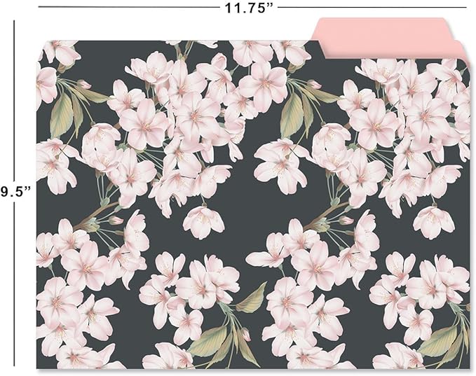 Current Charcoal & Coral File Folders Value Pack - Image 2