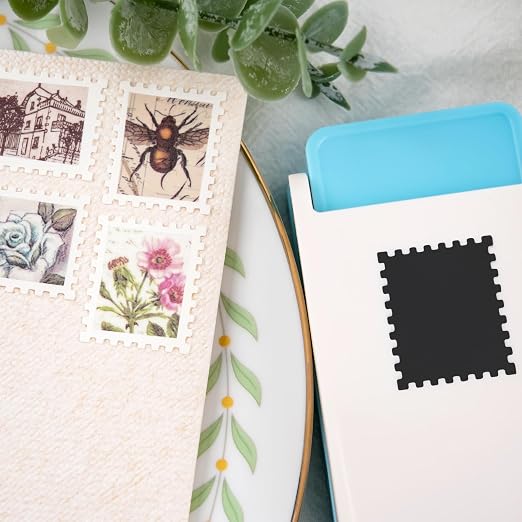 BAOFALI 2Pcs/Set Stamp Puncher 1x1inch &1x0.8inch Rectangular Postage Stamp - Image 4