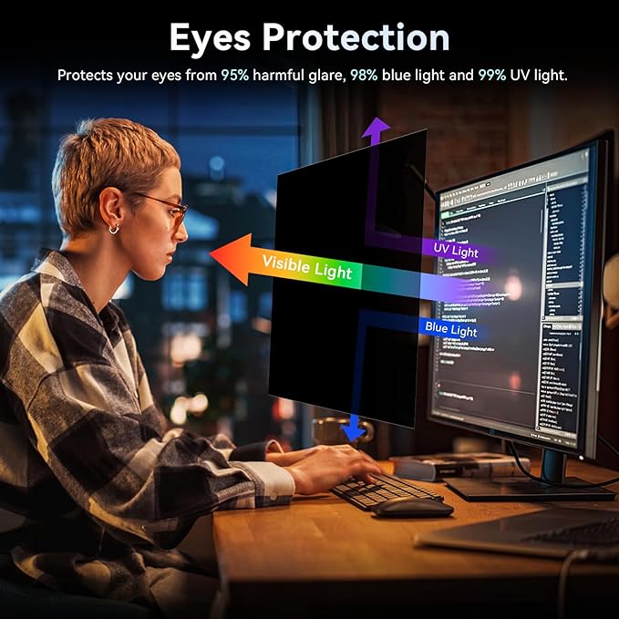 24 Inch Computer Privacy Screen Filter - Image 4