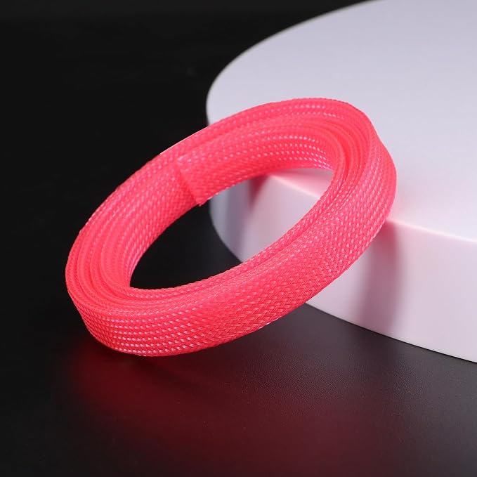 25ft PET Expandable Braided Cable Sleeve 13/16inch Pet Braided Cable Sleeve - Image 3