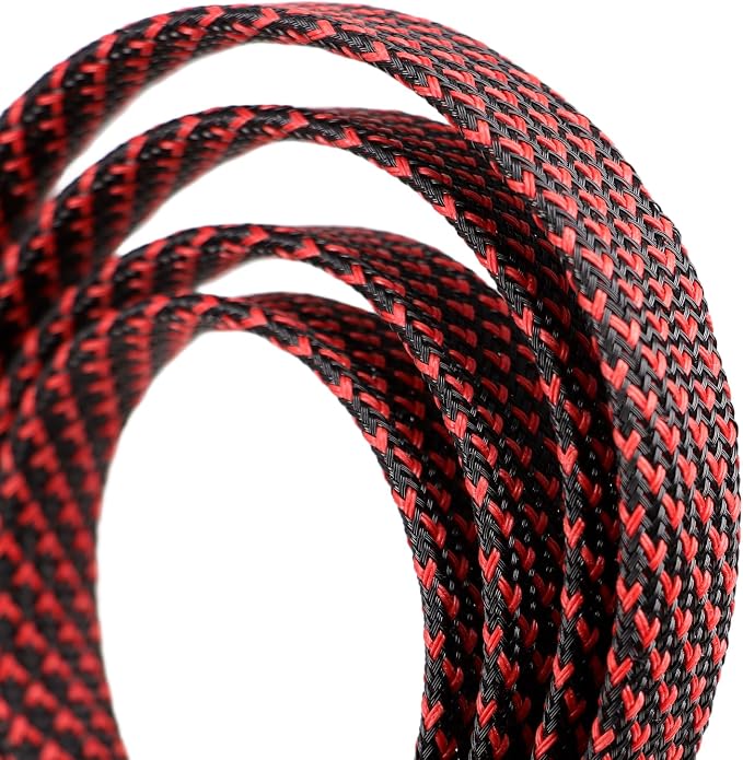 25ft PET Expandable Braided Cable Sleeve 5/8inch Pet Braided Cable Sleeve - Image 2