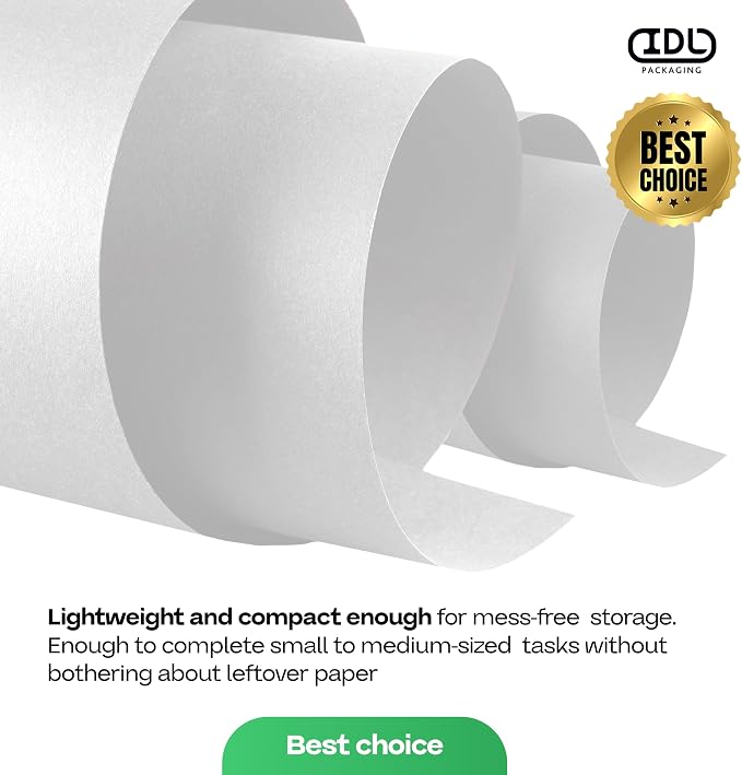 White Kraft Paper Roll 48" x 1200" - Image 7