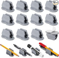 Biottro 12PCS Pen Holder for Desk, Upgraded Adhesive Pen Pencil Holder for Desk by Biottro