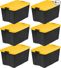 IRIS USA 72 Qt Stackable Plastic Storage Bins by IRISUSA