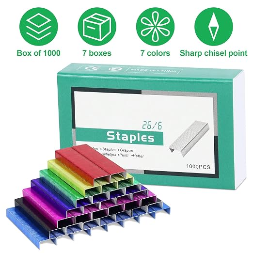 MultiBey 7 Pack Purple 26/6 Staples - Image 5