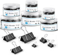228 PCS Binder Clips Assorted Sizes, Extra Large Medium Small Mini and Micro by DJGINRO