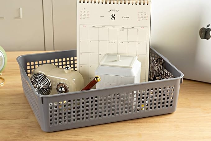 Aebeky A4 Size Plastic Paper Storage Trays, Desktop File Organizer Baskets - Image 6