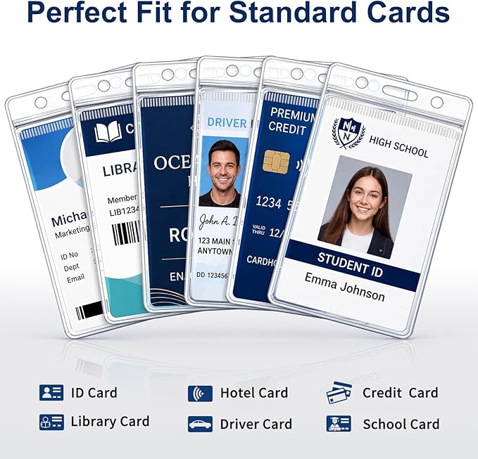 120 Pack ID Badge Holder - Image 6