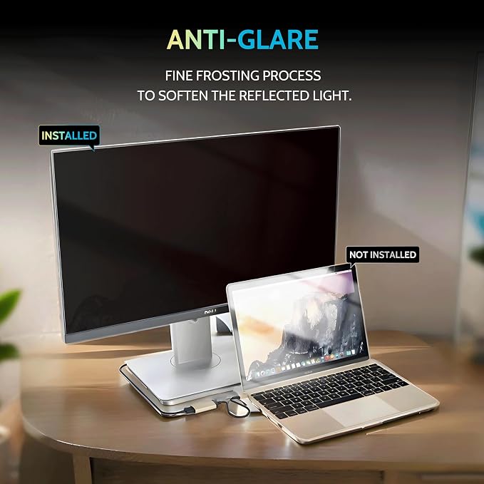 Peslv 29 Inch Privacy Screen for Computer Monitor 21:9 Aspect Ratio, Eye - Image 6