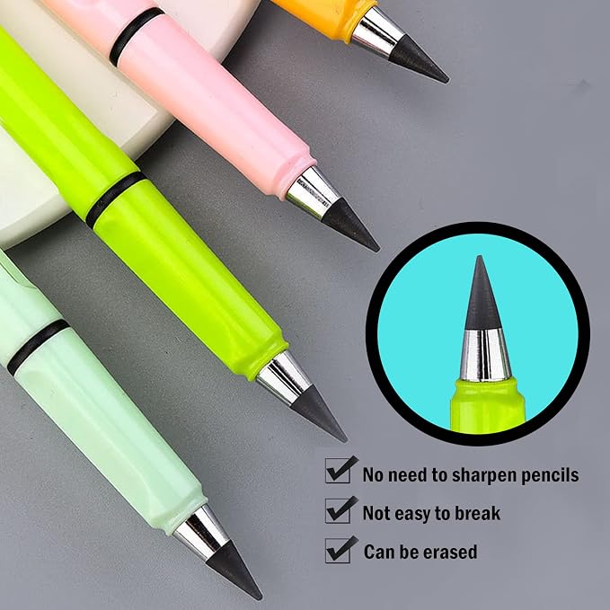 6 Sets Everlasting Pencil, Infinity Pencils, NO-Sharpening Pen - Image 6