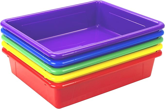 Storex Letter Size Flat Storage Tray – Organizer Bin - Image 5