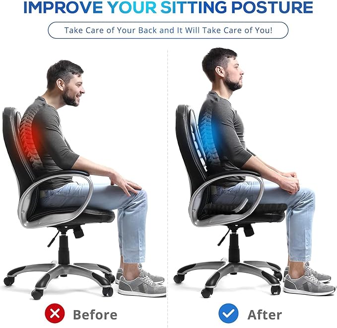 Gel Seat Cushion for Long Sitting Pressure Relief - Image 5