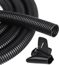 25ft - 1 inch Flame Retardant Split Wire Loom Tubing - High Temp Flexible Wire by CrocSee