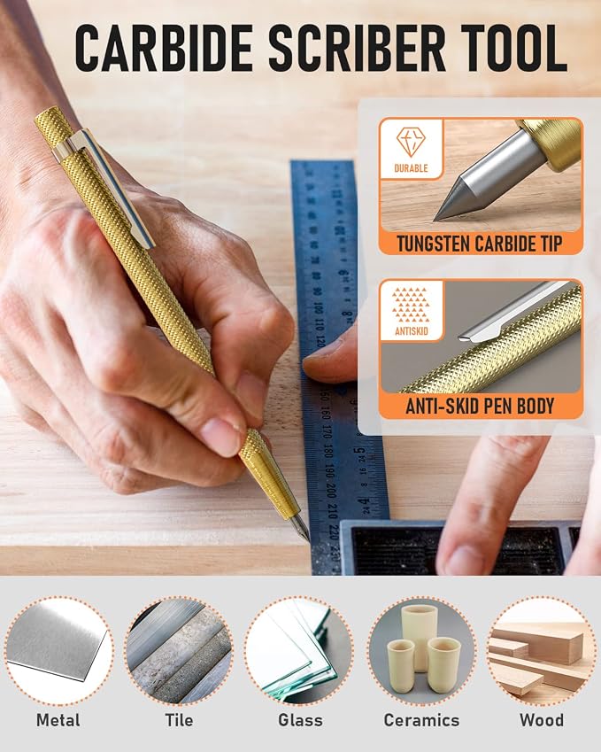 Nicpro 16 Pack Mechanical Carpenter Pencil Set - Image 6