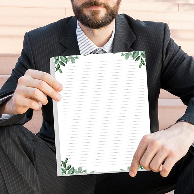 Stationery Lined Paper, Letter Size Unpunched Ruled Filler Paper, 300Sheets / - Image 6