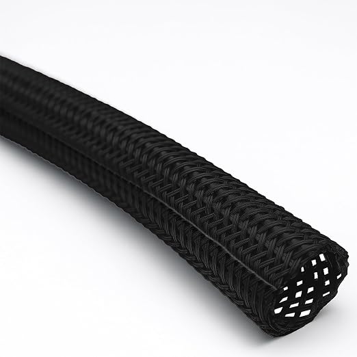 Electriduct 1.5" Hook Self Closing Sleeve Braid Wrap Around Sleeving Flame by Electriduct