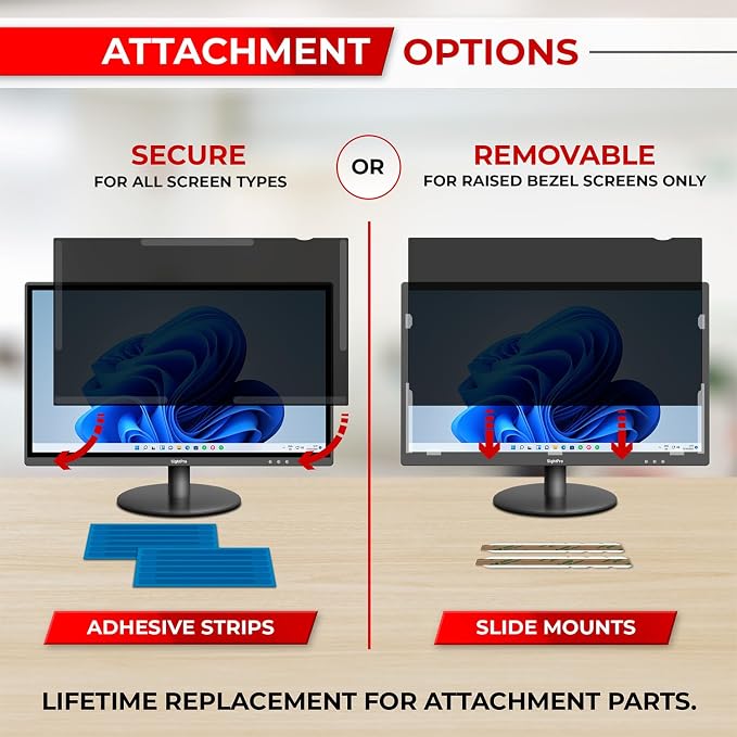 SightPro 27 Inch 16:9 Computer Privacy Screen Filter - Image 4