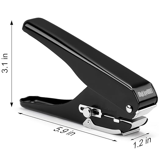 MyLifeUNIT 2-Pack Badge Hole Punch, Slot Puncher - Image 2