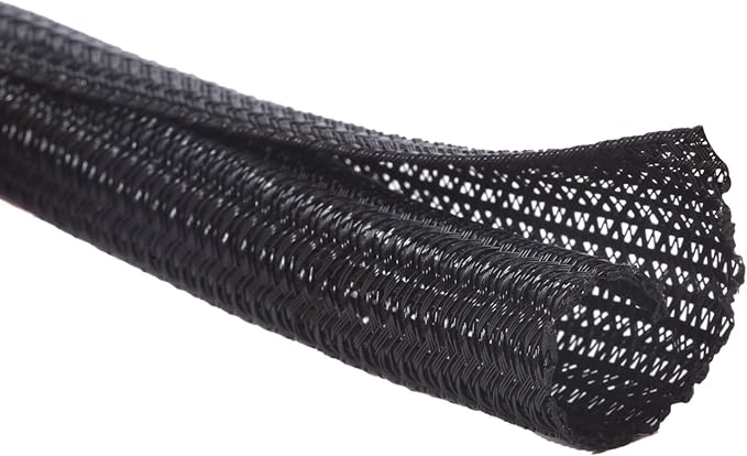 Alex Tech 25ft - 3/8 inch Cord Protector Wire Loom Tubing Cable Sleeve Split by AlexTech