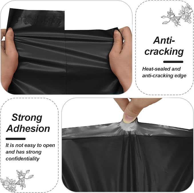 JinRuiKJ Thank You Poly Mailer 12x15.5 Inch 50 PCS, Shipping Bags - Image 4