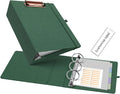 Ospelelf Mini 3 Ring Green Binder 2 inch, 5.5 x 8.5 Small Clipboard Binders by OspelelfOfficeSupplies