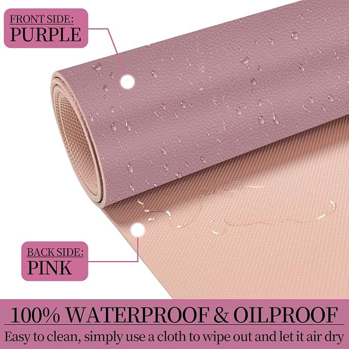 Non-Slip Desk Pad Mat, Leather Desk Mat - Image 6