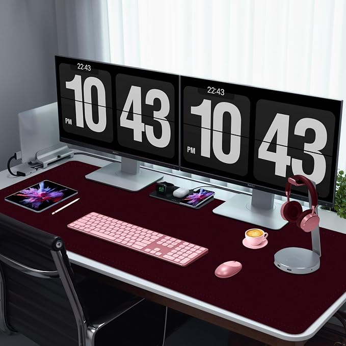 Non-Slip Desk Pad, PU Leather Desk Mat - Image 5