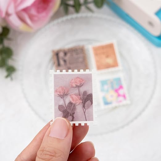 BAOFALI 2Pcs/Set Stamp Puncher 1.5x1.5inch &1.25x1.5inch Rectangular Postage - Image 6