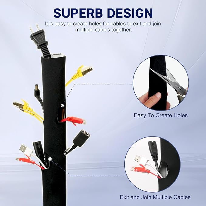 Cable Management Sleeve 6.6ft - Image 2
