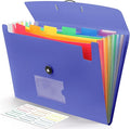 Accordian File Organizer 7 Pocket Expanding File Folder by RIEJIN