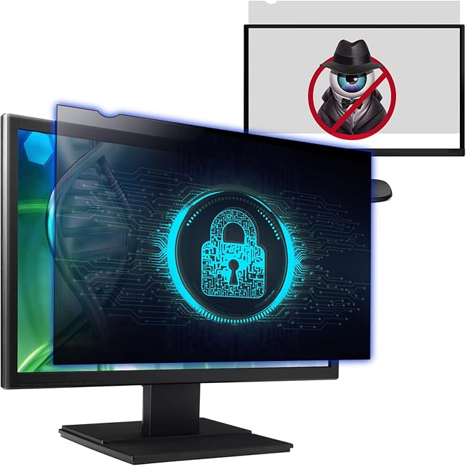Computer Privacy Screen Filter for 23.6 Inch 16:9 Widescreen Monitor, by Izmapaic