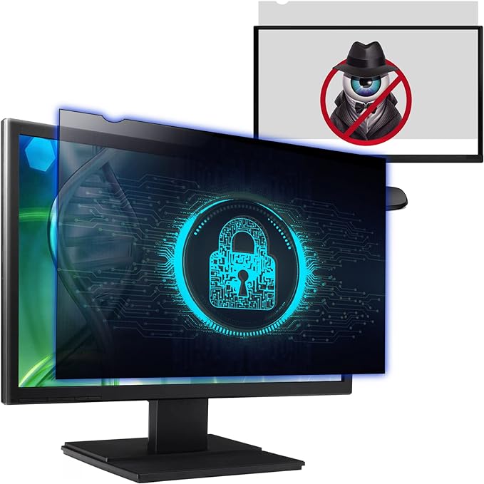 Computer Privacy Screen Filter for 22 Inch 16:10 Widescreen Monitor, by Izmapaic