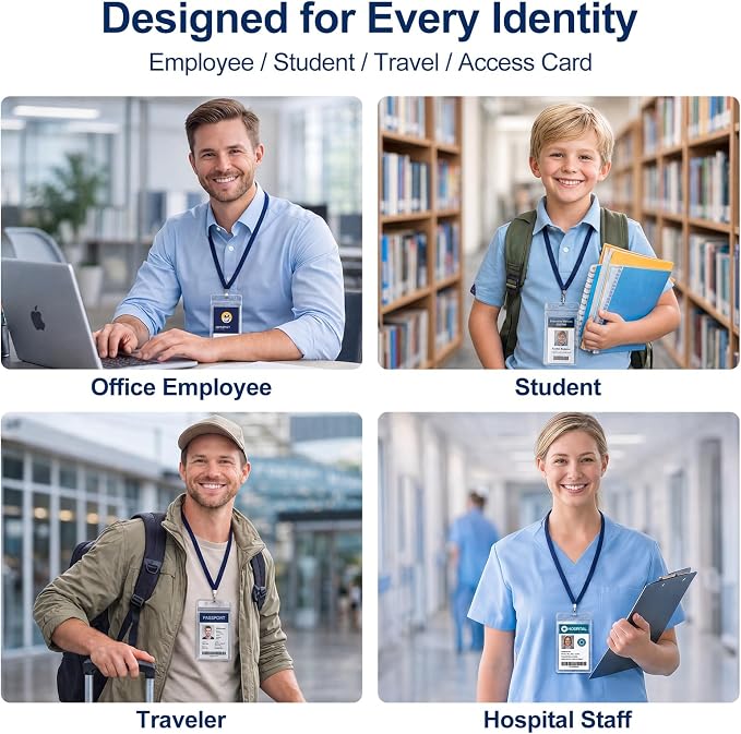 600 Pack ID Badge Holder - Image 7