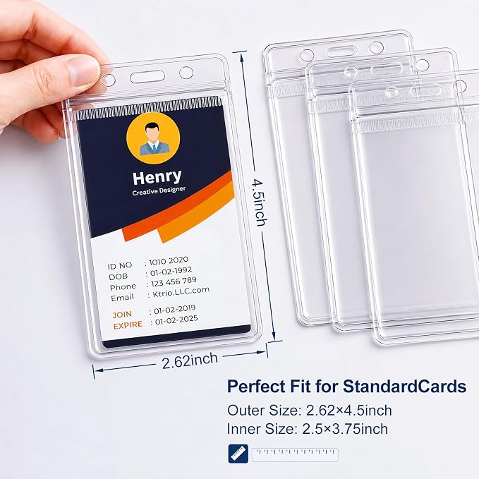 400 Pack ID Badge Holder - Image 2