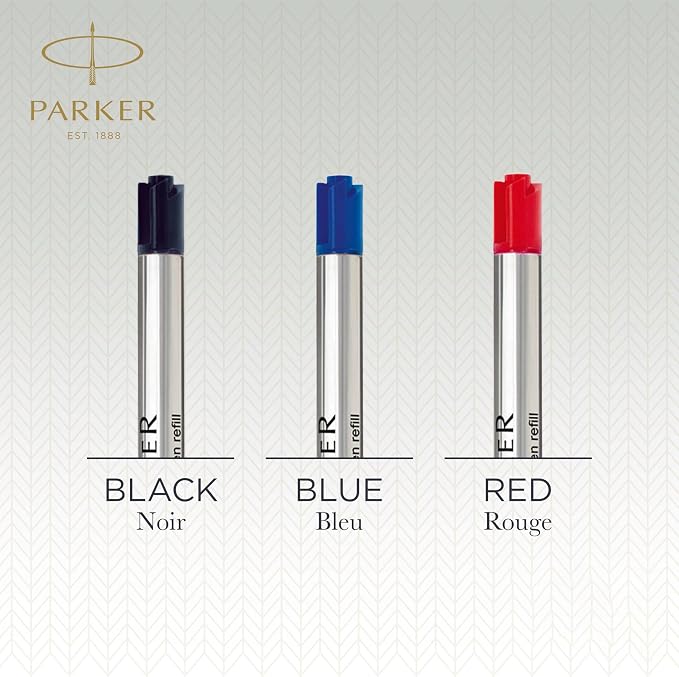Parker QUINKflow Ballpoint Pen Ink Refills, Medium Tip - Image 7
