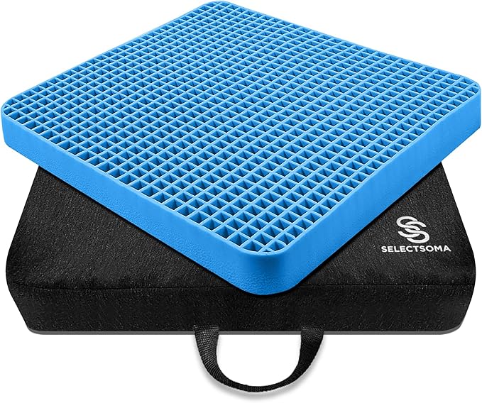 SelectSoma Travel Gel Seat Cushion by SelectSoma