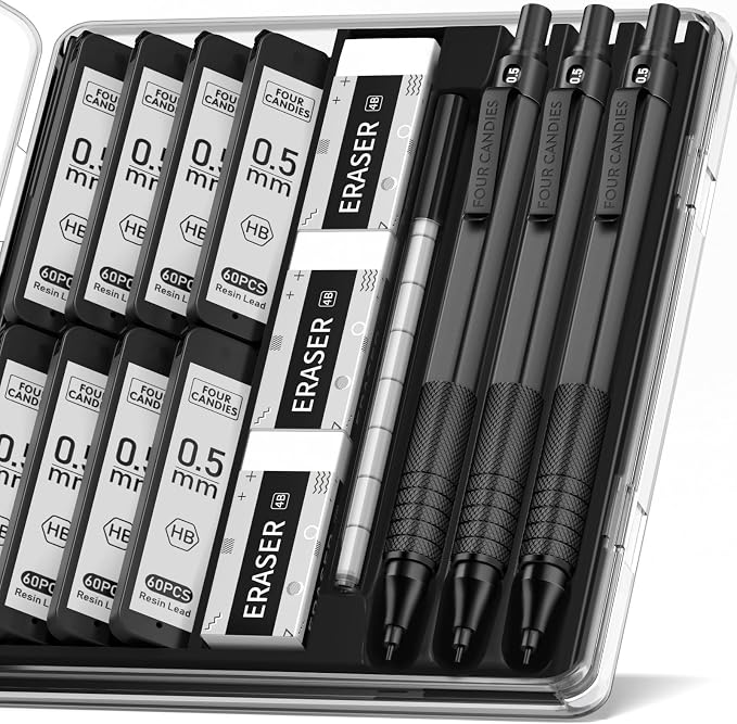 Four Candies 0.5mm Mechanical Pencil Set by FourCandies