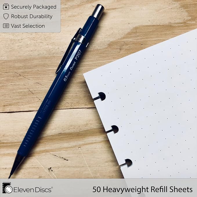 Eleven Discs Discbound Paper, Junior Size Undated Weekly Planner Sheets - Image 5