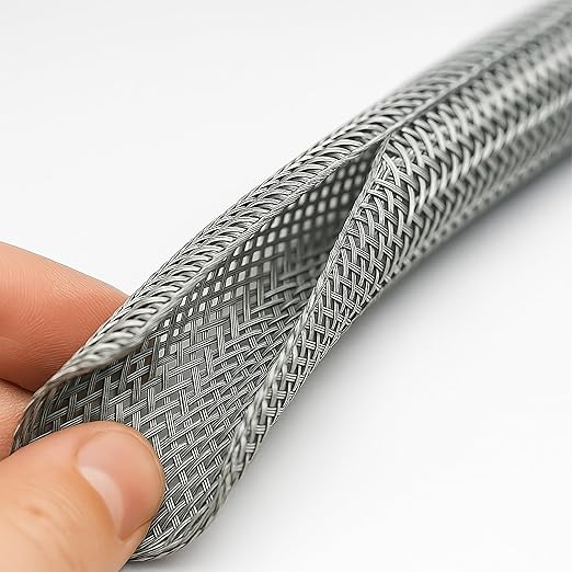 Electriduct 2" Hook Self Closing Sleeve Braid Wrap Around Sleeving Flame - Image 2