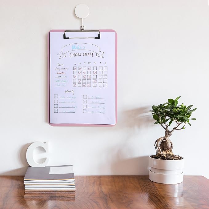 Mr. Pen- Plastic Clipboard, 12.5” x 9”, Careys Pink, Clipboard Plastic | - Image 5