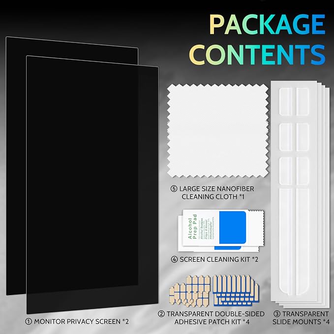 Peslv 29 Inch Privacy Screen for Computer Monitor 21:9 Aspect Ratio, Eye - Image 8