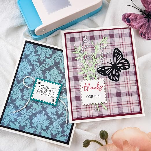 2 Pcs Stamp Punch, 1 inch Square Stamp Punches & 1.5 Large Squares Postage - Image 5