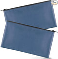 2 Pieces Money Bags with Zipper, 11x6.1 inch Money Pouch, Bank Bag, Cash Bag by Joyberg