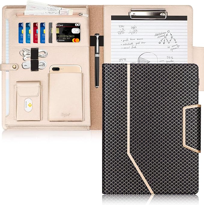 Toplive Business Padfolio, Executive Conference Folder by Toplive