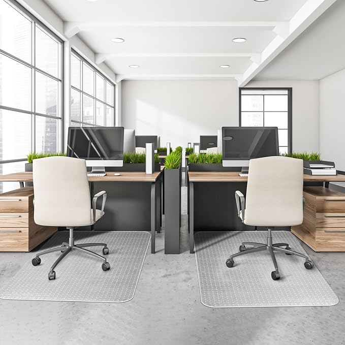 Office Chair Mat for Carpets, Thick and Sturdy Carpet Protector, Easy Glide and - Image 7