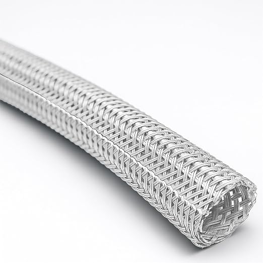 Electriduct 3/8" Hook Self Closing Sleeve Braid Wrap Around Sleeving Flame by Electriduct