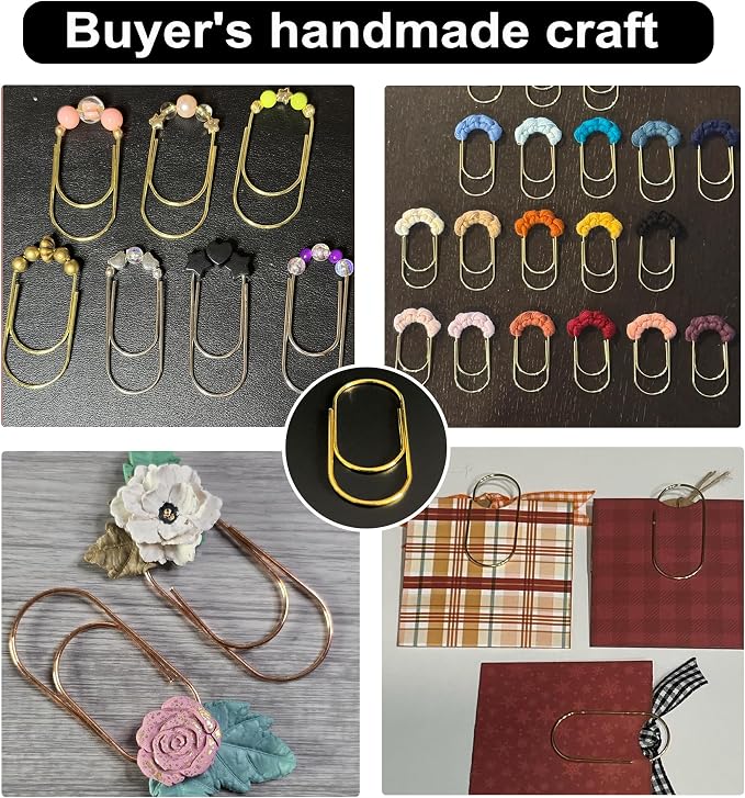 Rose Gold Large Paper Clips - Image 7