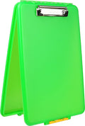 Dexas Slimcase Storage Clipboard, Lime Green 13.5" x 9.5" by Dexas