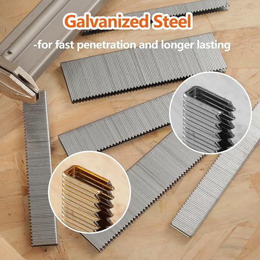 1000-Count 1-1/4 Inch Length, 18 Gauge 1/4 Inch Narrow Crown Staples, Heavy - Image 4
